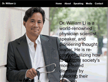 Tablet Screenshot of drwilliamli.com